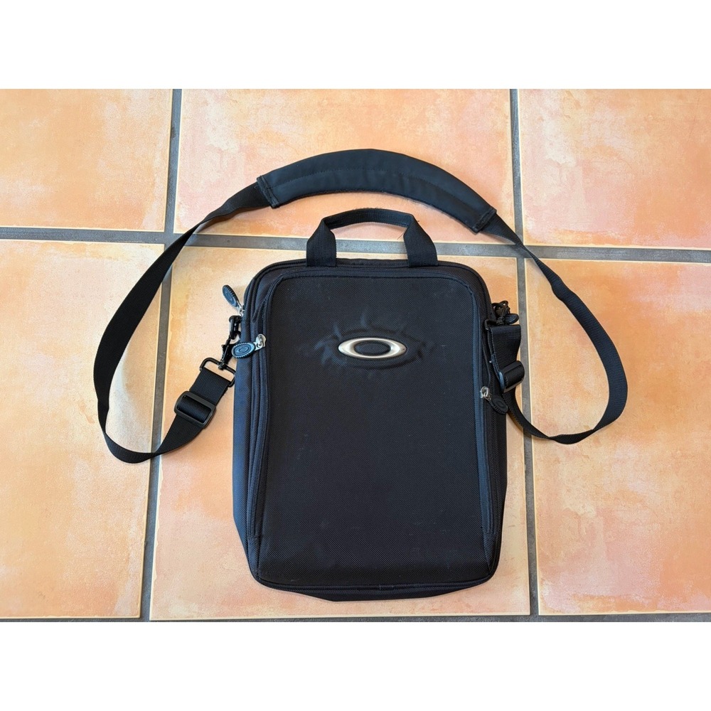 Vintage Oakley Software Bag Black Tactical Utility Messenger